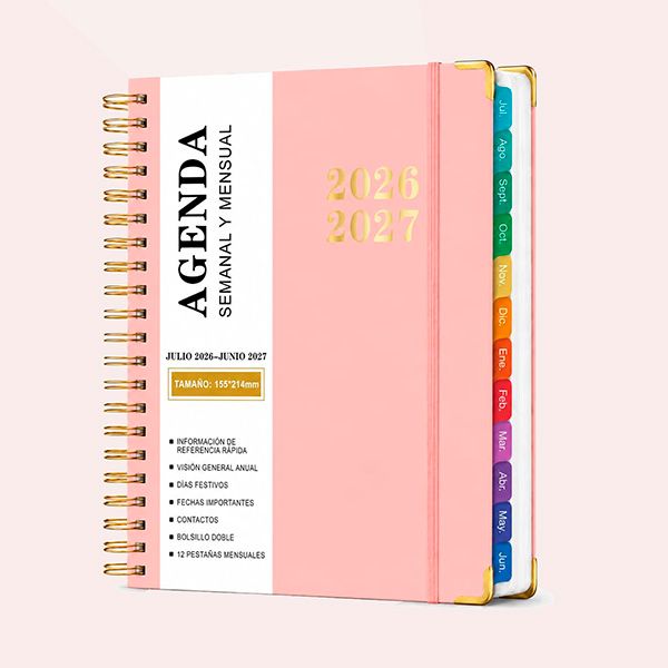 Agenda 2026 2027 A5 con Espiral AWBETY