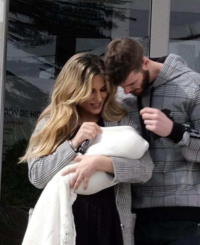 Edurne y David de Gea