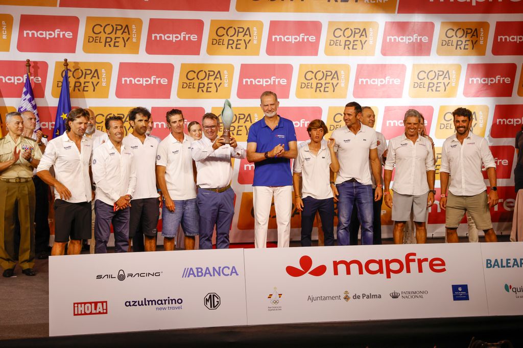 Ceremonia de entrega de trofeos de la Copa del Rey Mapfre de Vela 2026