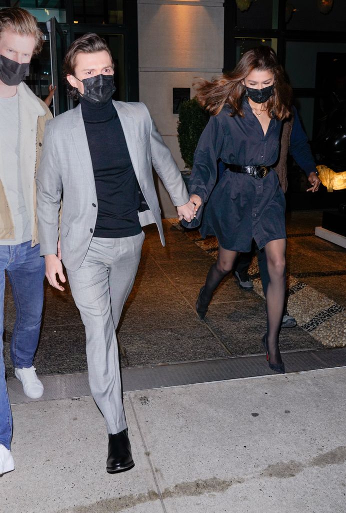 Craig Ainsworth trabajó también para Tom Holland y Zendaya; aquí con ellos en una foto de febrero de 2022 en Nueva York.
