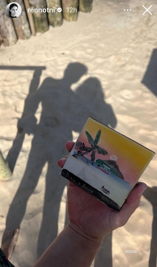 Renata Notni y Diego Boneta acumulan recuerdos en Brasil.