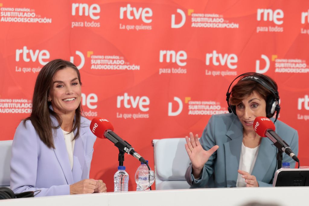Reina Letizia en Radio Nacional de España 