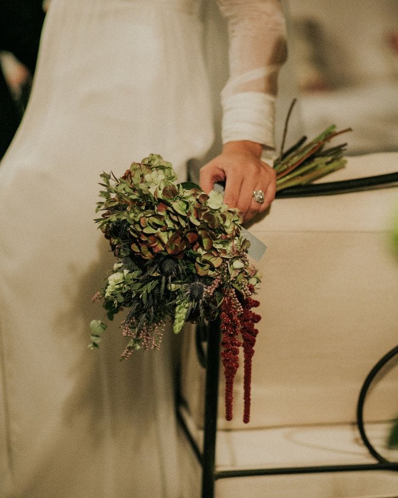 Ramos de novia protagonistas con colores otoñal