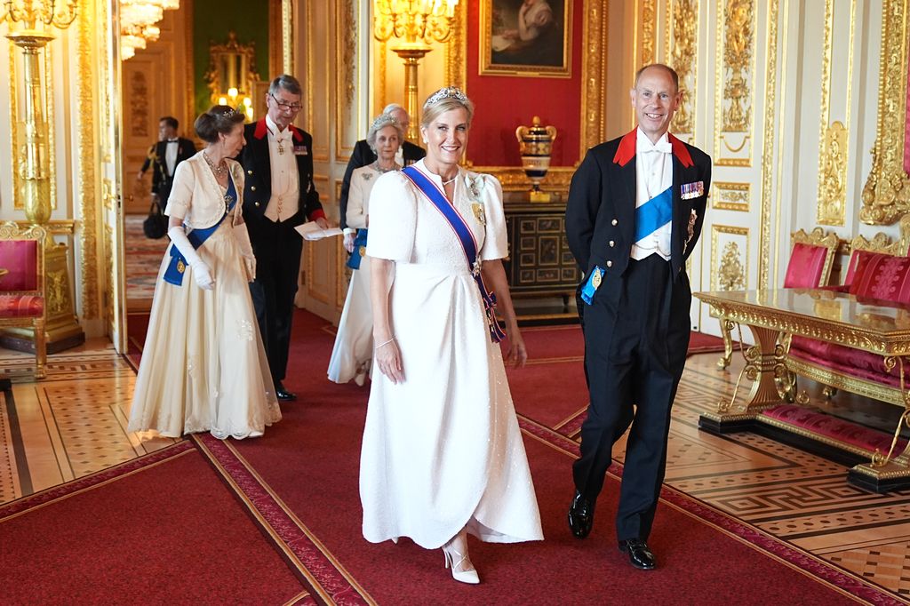 Cena de gala en el castillo de Windsor por la visita de Emmanuel y Brigitte Macron