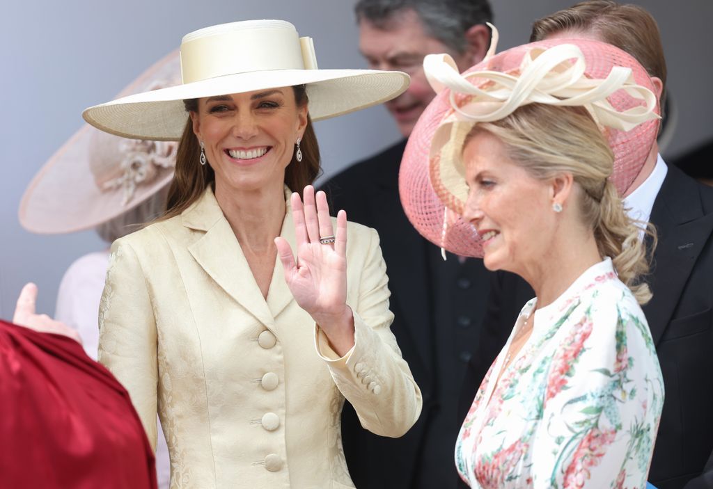 Kate Middleton y Sophie de Edimburgo en el desfile