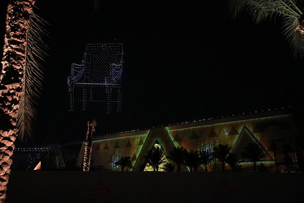 for the first time since the discovery of the pharaoh's tomb back in 1922.  (Photo by Ahmad Hasaballah/Getty Images)