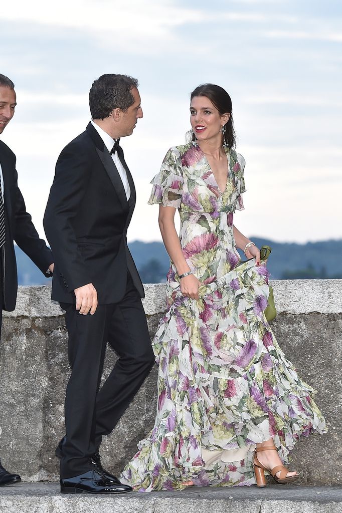 Carlota Casiraghi en la boda de Pierre Casiraghi y Beatrice Borromeo 