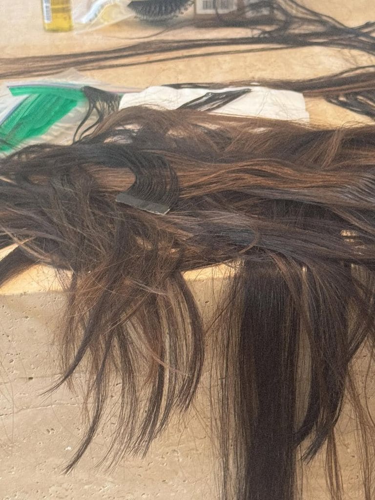 Ángela Aguilar mostró las extensiones que llevó durante varios meses