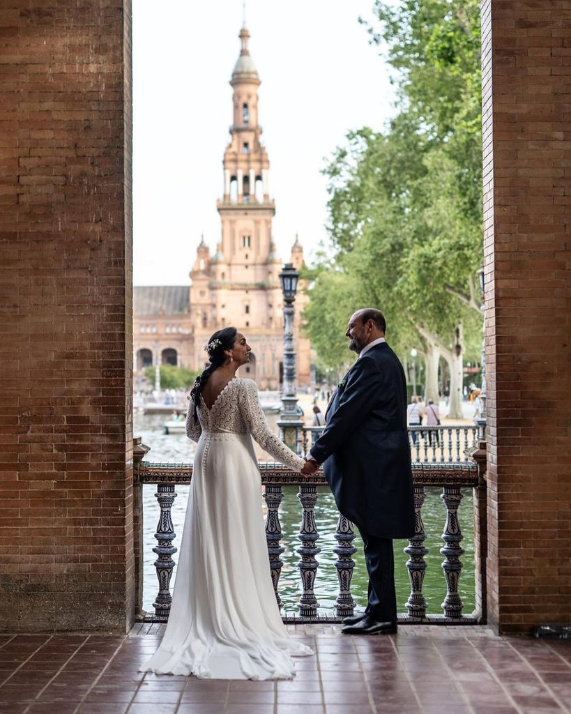 Boda de la hija de Charo Vega en Sevilla
