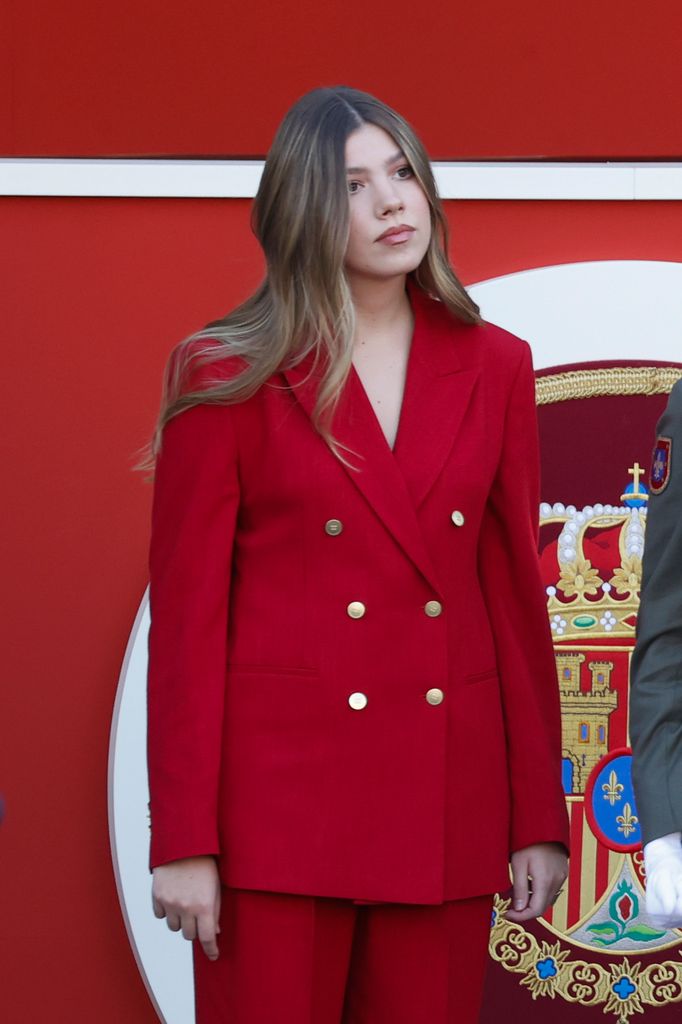 La infanta Sofía en el desfile militar del 12 de octubre en Madrid por el Día de la Fiesta Nacional de 2026