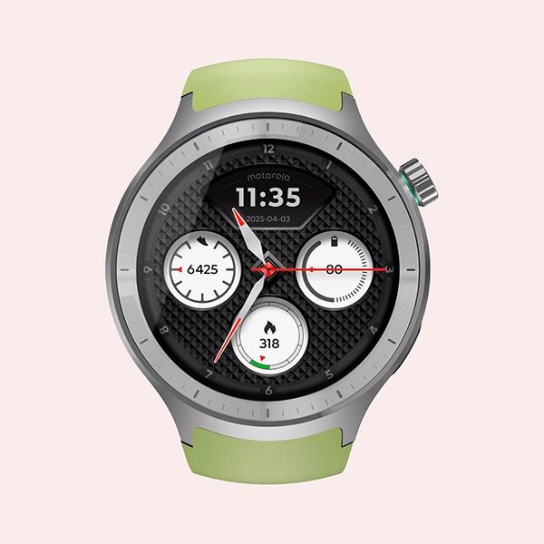 Moto Watch Premium Silver + Herbal Garden