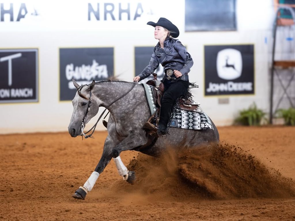 Gina Schumacher es una experta amazona de la disciplina western