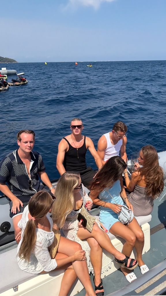 Haaland y un selecto grupo de amigos celebraron su cumpleaños en un yate
