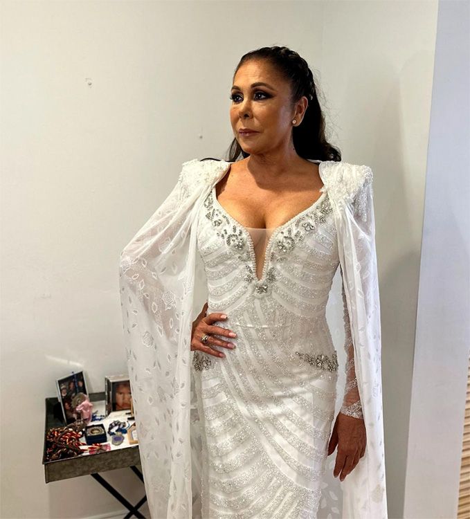 Isabel Pantoja en el camerino