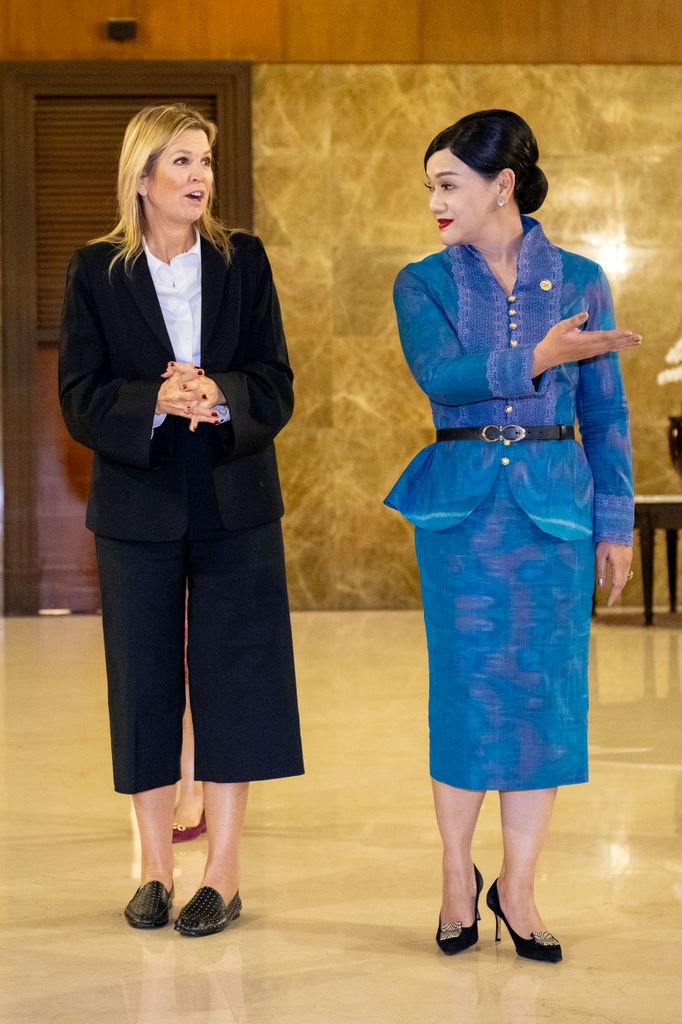 La reina Máxima de Holanda en su visita oficial a Indonesia.