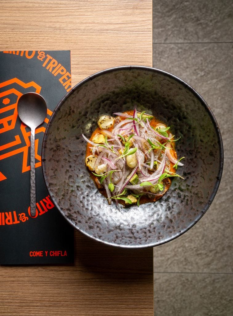 Ceviche de langostinos de El Triperito