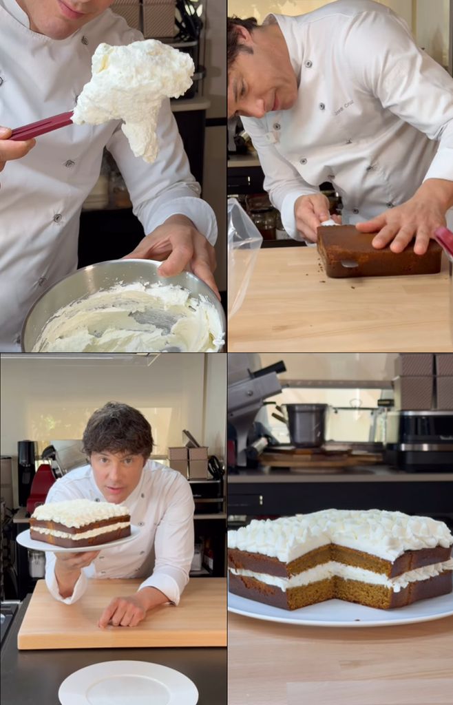 Cruz utiliza mascarpone como queso protagonista para hacer el 'frosting'. 
