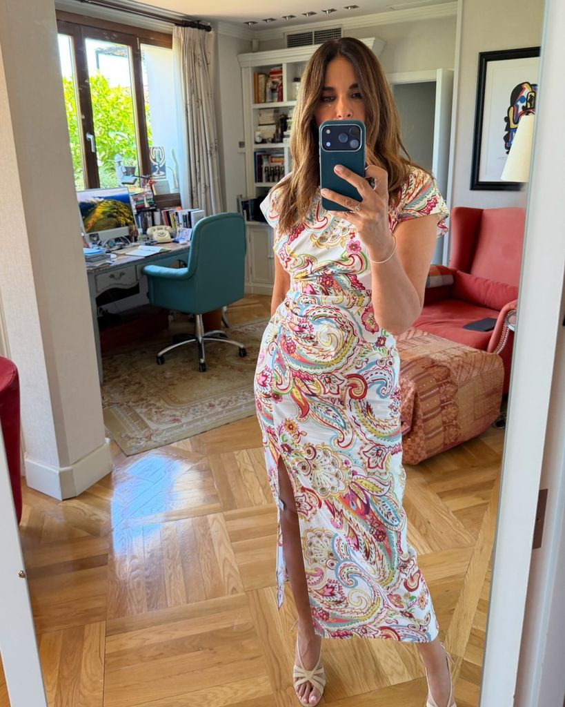 Mariló Montero con vestido de invitada de firma española, 2026.