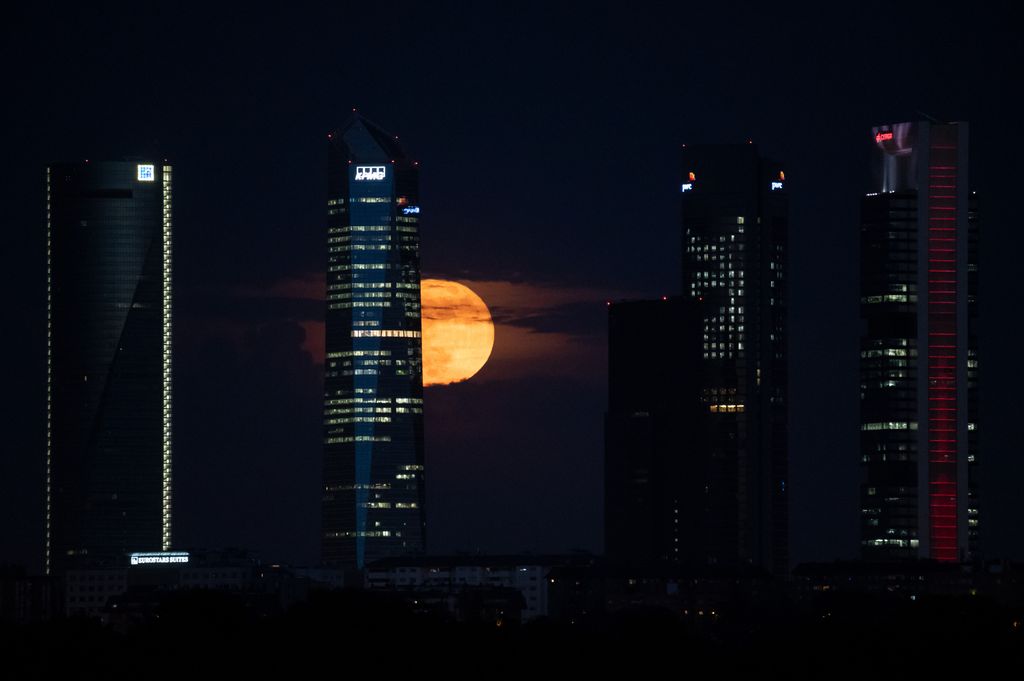 Luna de sangre en Madrid
