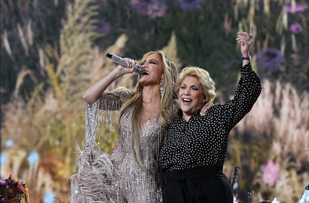Jennifer Lopez y su mamá Guadalupe Ramírez
