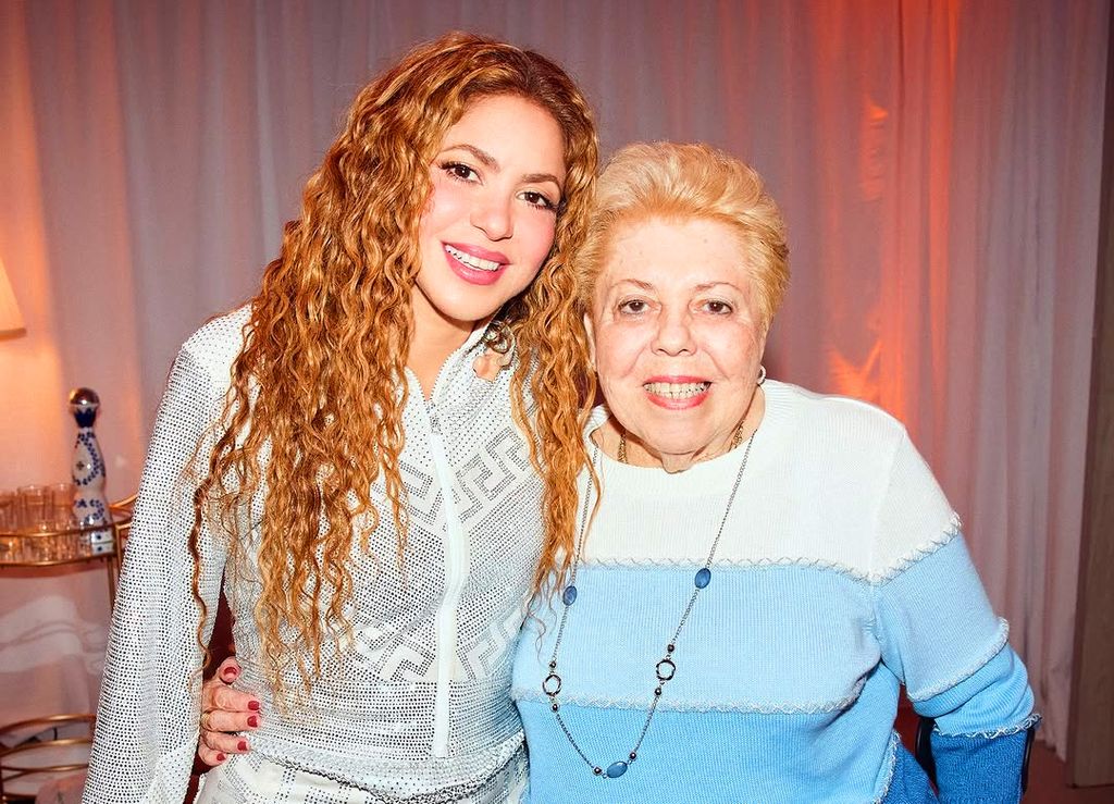 Shakira con su madre