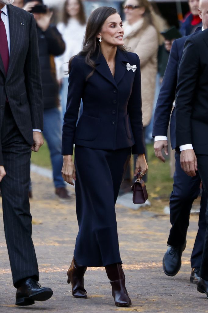 La reina Letizia durante su visita a la Universidad de Rovaniemi, el 7 de octubre de 2026, con motivo de su viaje de Estado a Finlandia.