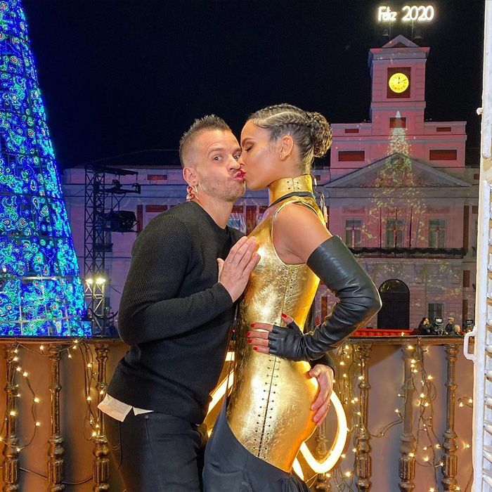 Cristina Pedroche y David Muñoz