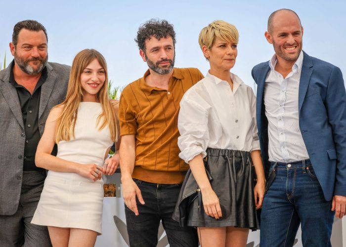 El elenco de 'As Bestas' en el Festival de Cannes