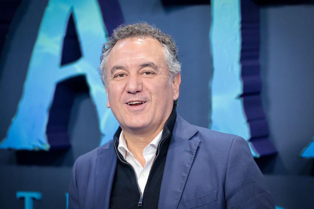 Primer plano de Roberto Brasero en la premiere de Avatar