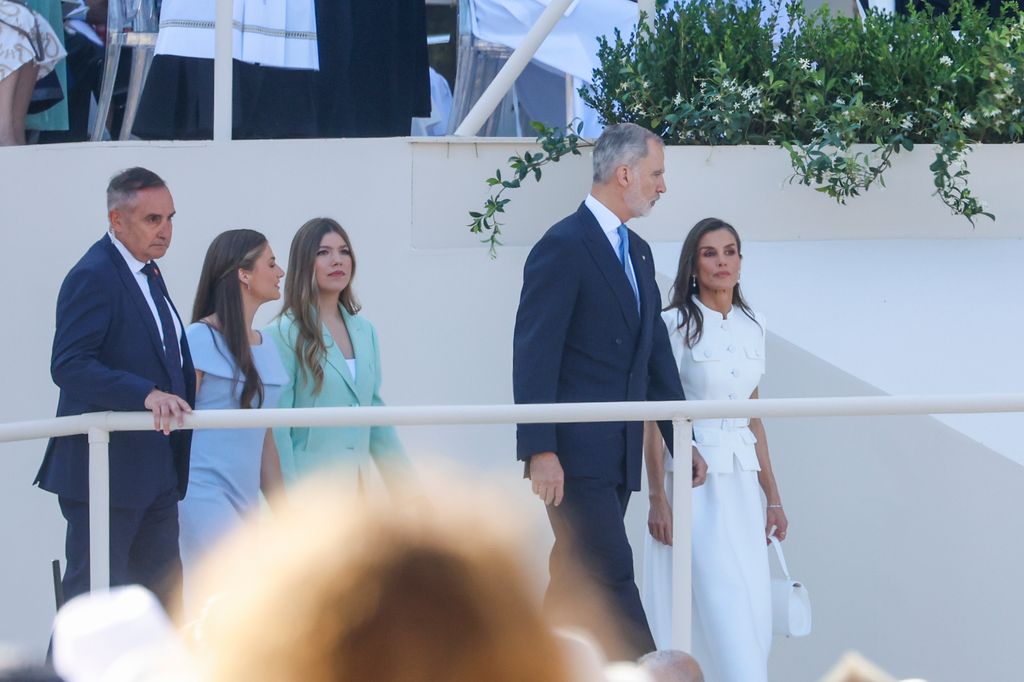 La Familia Real en la misa de Cibeles del Papa