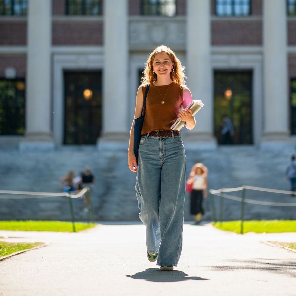 Elisabeth de Bélgica en Harvard el 18 de septiembre de 2024