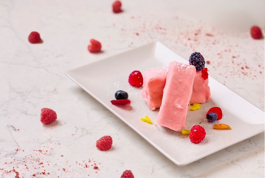 Postre del Restaurante Sessions de Hard Rock Hotel Madrid
