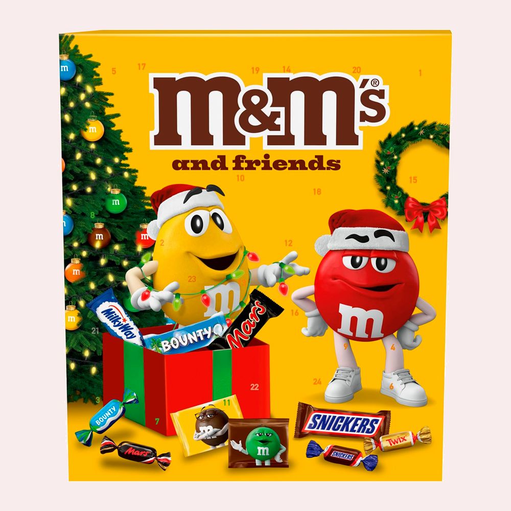 M&M's & Friends Calendario De Adviento Chocolate Con Surtido Navideño