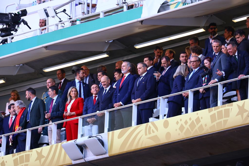 El palco de honor mostraba la expectación y el ambiente de las grandes citas