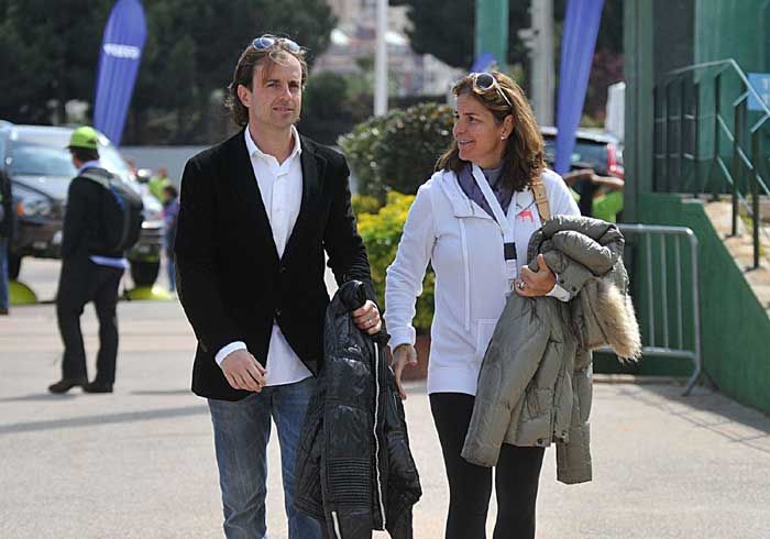 Josep Santacana y Arantxa Sánchez Vicario