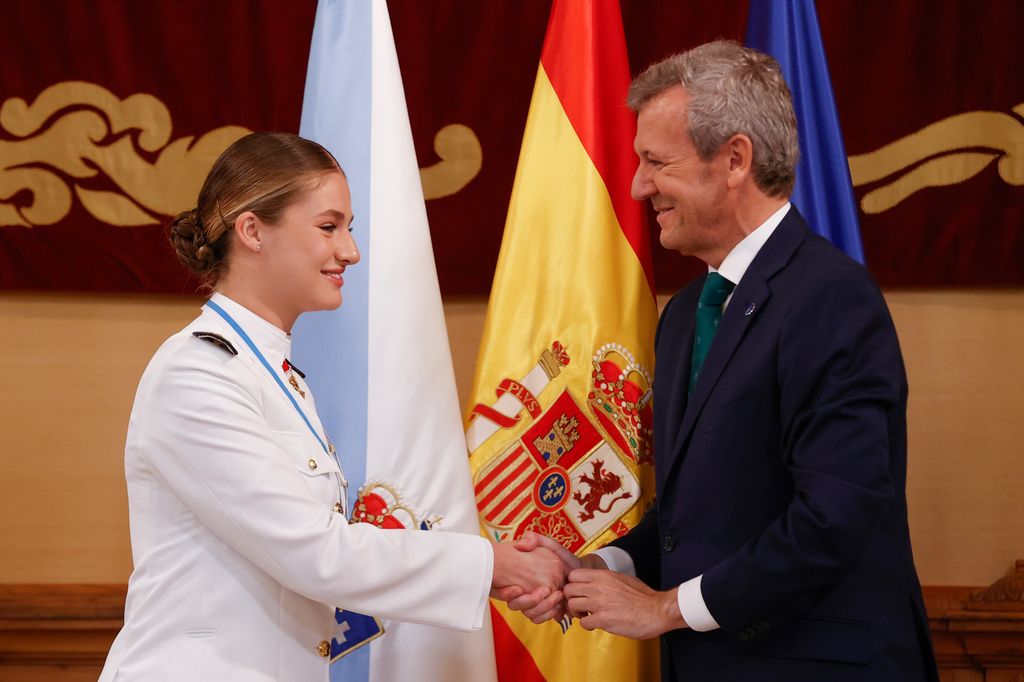 La princesa Leonor recibe la Medalla de Oro de Galicia el 14 de julio de 2025