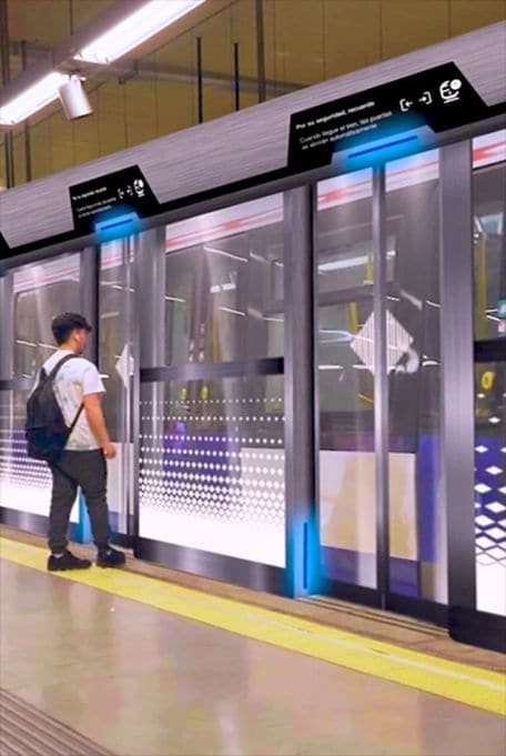 Las nuevas mamparas de cristal y acero forman parte del proceso de automatización de la Línea 6, previsto para 2027