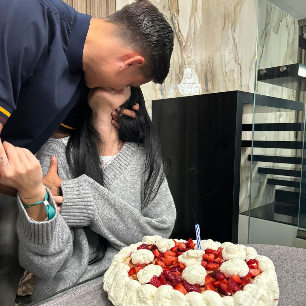 Oriana Sabatini y Paulo Dybala