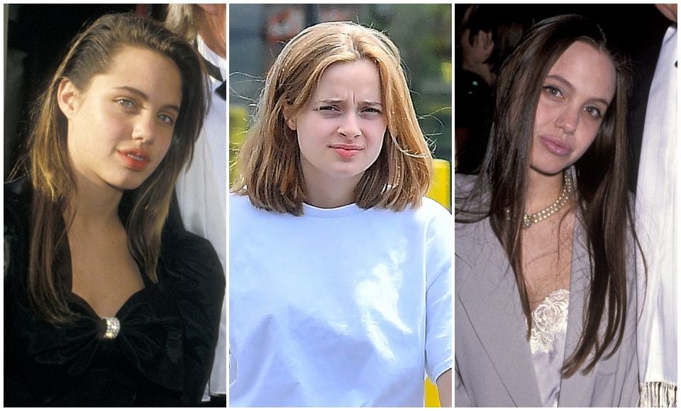 Angelina Jolie de adolescente y su hija Vivienne, de 16 años.