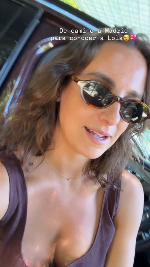 Marta ya conoce a su sobrina Lola