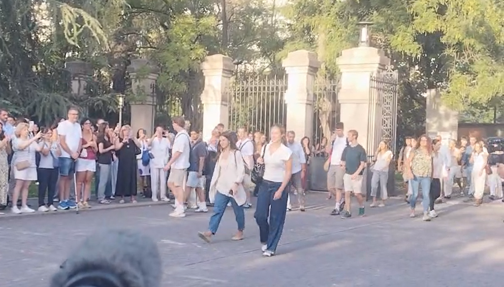 Así ha sido la llegada de la princesa Leonor a la universidad Carlos III en su primer día de clase