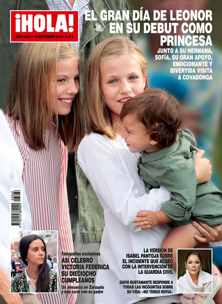 La princesa Leonor en su debut como princesa