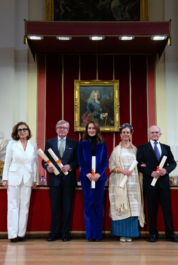 María Isabel Grañén y Alfredo Harp fueron reconocidos en Madrid junto a Yannick y Ben Jakober y Batia Ofer