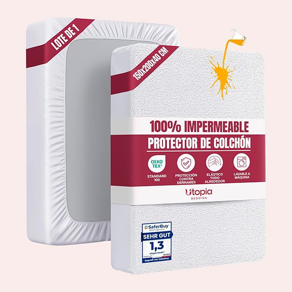 Utopia Bedding Protector Colchón Impermeable
