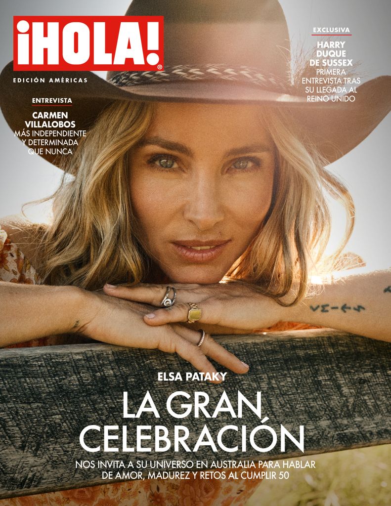 Elsa Pataky en la portada de ¡HOLA! Américas