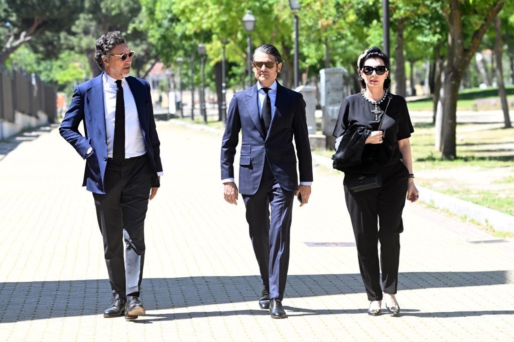 La imagen más devastadora de Olivia de Borbón en el tanatorio de su padre