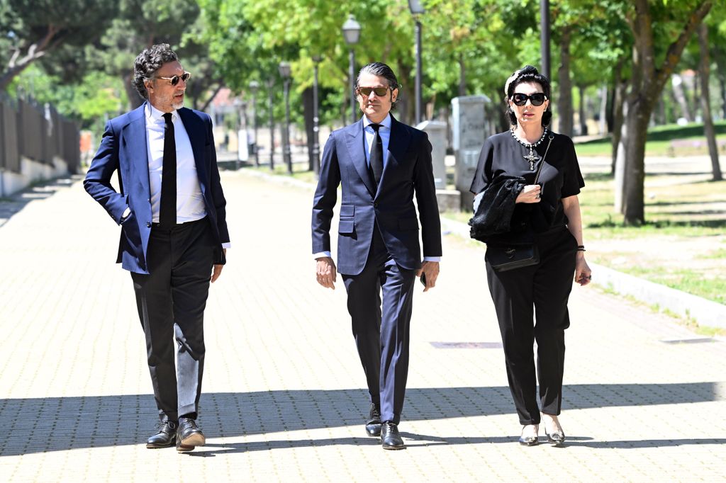 La imagen más devastadora de Olivia de Borbón en el tanatorio de su padre