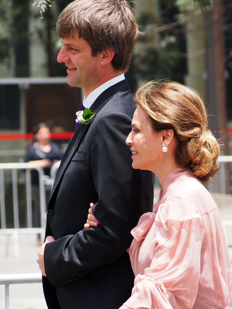 Liz Foy Vasquez en la boda de su hija Sassa de Osma y Christian de Hannover