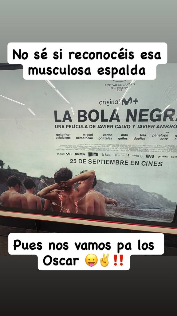 Teo Lucadamo ha desvelado que es uno de los actores de 'La bola negra'