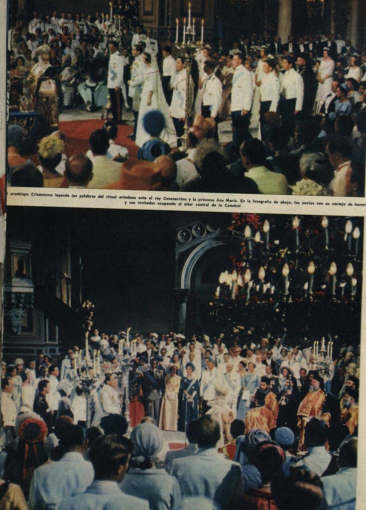 Boda Constantino de Grecia HOLA 1964